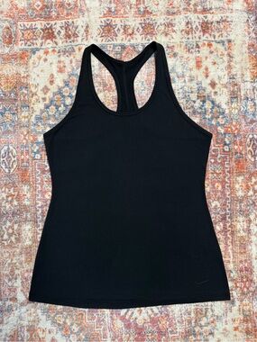 Nike Dri-FIT Black Racerback Athletic Tank Top Size Large